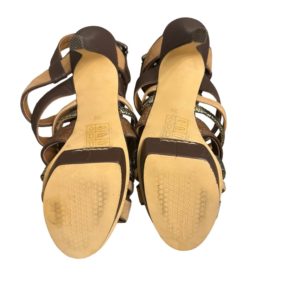 Roberto Zago Women Strappy Sandals multicolored size 7.5 !! - Picture 10 of 16